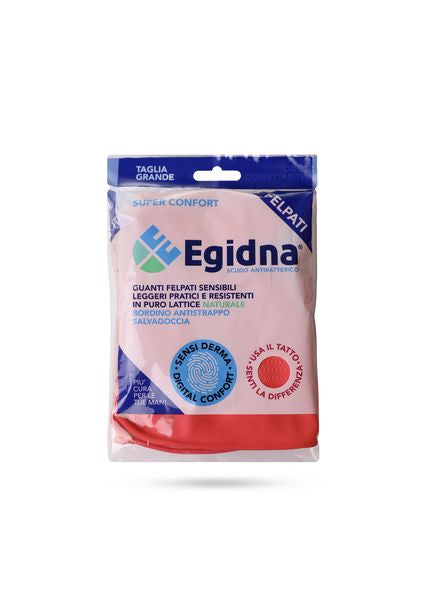 D41_Guanti Felpati 100 Gomma Naturale mista misura grande