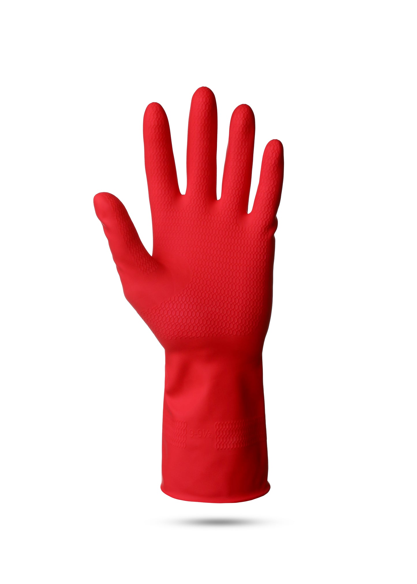 D41_Guanti Felpati 100 Gomma Naturale mista misura grande