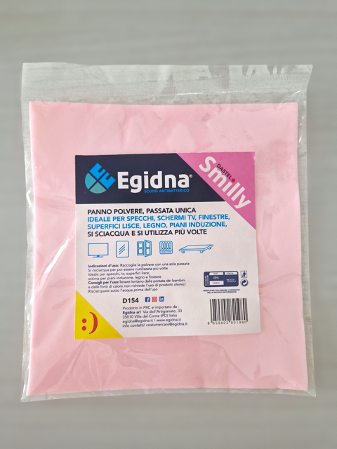D154 : SMILLY PANNO IDEALE PER RIMUOVERE LA POLVERE NELLE SUPERFICI LISCIE
