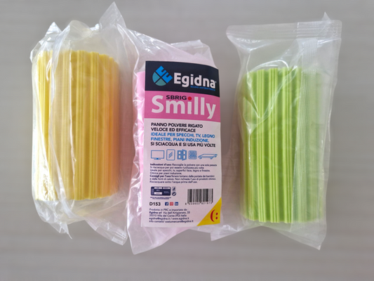 D153: SMILLY SPOLVERO CUBETTO CATTURAPOLVERE IDEALA PER LA PULIZIA DEI DAVANZALI , MOBILI