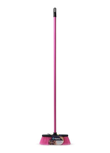 D133_Scopa Crometa Manico Rosa